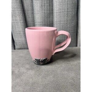 Arthur Court Neiman Marcus Breast Cancer Mug 2005 Ribbon Butterfly Pink
